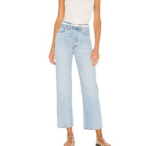 Levi's | Ribcage Straight Ankle in Middle Road | Size 27